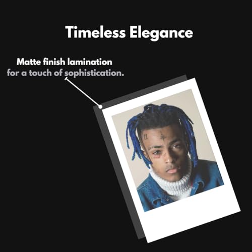 Image of Xxxtentacion Polaroids | Xxxtentacion Songs Mini Poster Kit (Set of 15) | Xxxtentacion Songs Hope, Moolight Songs Size (8 x 6 cm) Posters for Phone Accessories, Bedroom, Office, room decoration