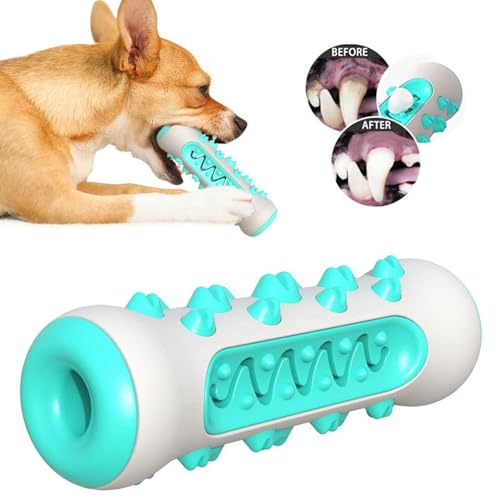 Image of Chew Toy for Dog Toothbrush Stick Toys for Aggressive Chewers Interactive Toy Treats Tough Toys to Keep Them Busy Chew Toys for Small Dogs - Blue (Upgraded)