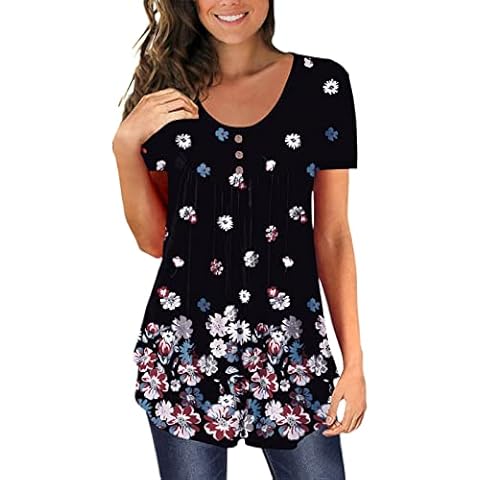 Bluse Chiffon Bluse schwarz Damen elegant Damen Tshirt lang Damen Shirt Kurzarm Rundhalsausschnitt one Shoulder top Damen Longshirt Damen Damen t Shirt weiß t Shirt Tops Damen Cover