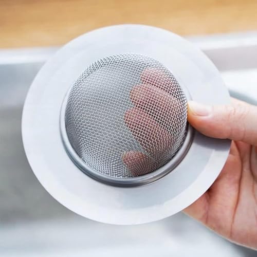 Image of Sink Corner Strainer - Triangle Drainer Basket & Shelf Organizer for Kitchen | Multi-Use Fruit, Vegetable, Soap, Sponge Holder | Rust-Resistant Sink Shelf Corner Rack (Sink Jali)