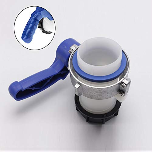 IBC, uniwersalny adapter, zbiornik na wodę IBC, zawór regulacyjny, zbiornik IBC, kurek klapowy, do zbiornika na wodę, kranu, zbiornika na deszczówkę, kanister (62 mm), (75 mm) (75 mm)