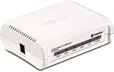 TRENDnet 4-Port Network USB 2.0 Hub TU2-NU4 (White)