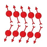 LALADEFIEE 30 Stück Teiliges Kunststoff drehpfeil Brettspiele Schnelle Montage ohne Werkzeug Rote Drehbare Spielzeiger Party Spielzubehör für Familien Gruppenspiele