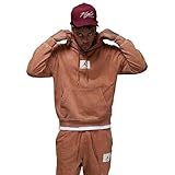 Poignets et ourlet côtelés extensibles Capuche doublée avec cordon de serrage réglable Étiquette Jumpman cousue Poche avant Corps : 100 % coton. Doublure de la capuche : 100 % coton. Lavable en machine