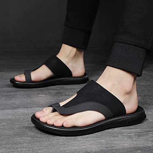 Mens Foot Correction Flip Flops, Summer Fashion Comfortable Open Toe Big Toes Hallux Valgus Beach l, for Bunion Splints Plantar Fasciitis l2