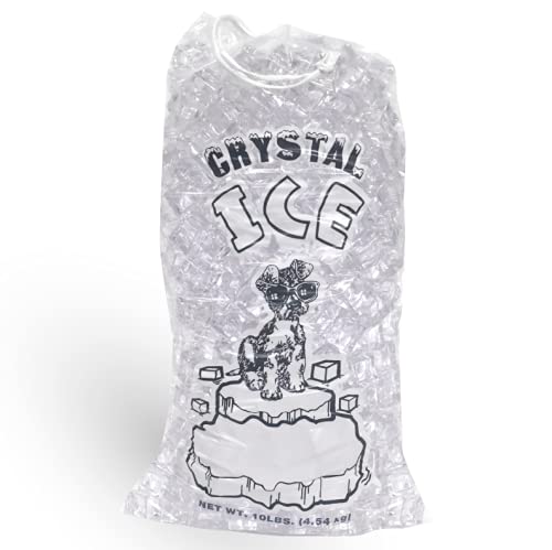 Pinnacle Mercantile Plastic Ice Bags 10 Lb. With Draw String Closure Pack 500 by Pinnacle Mercantile - Used condition - US$58.38