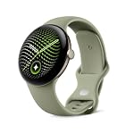 Google – Google Pixel Watch 5 (45 mm) - Smartwatch - Pyrite Case/Oliv