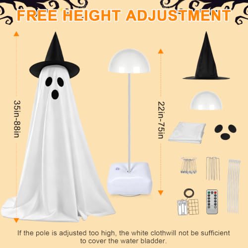 2Pcs Halloween Decorations Outdoor Ghost Halloween Party Decoration Indoor - image 6