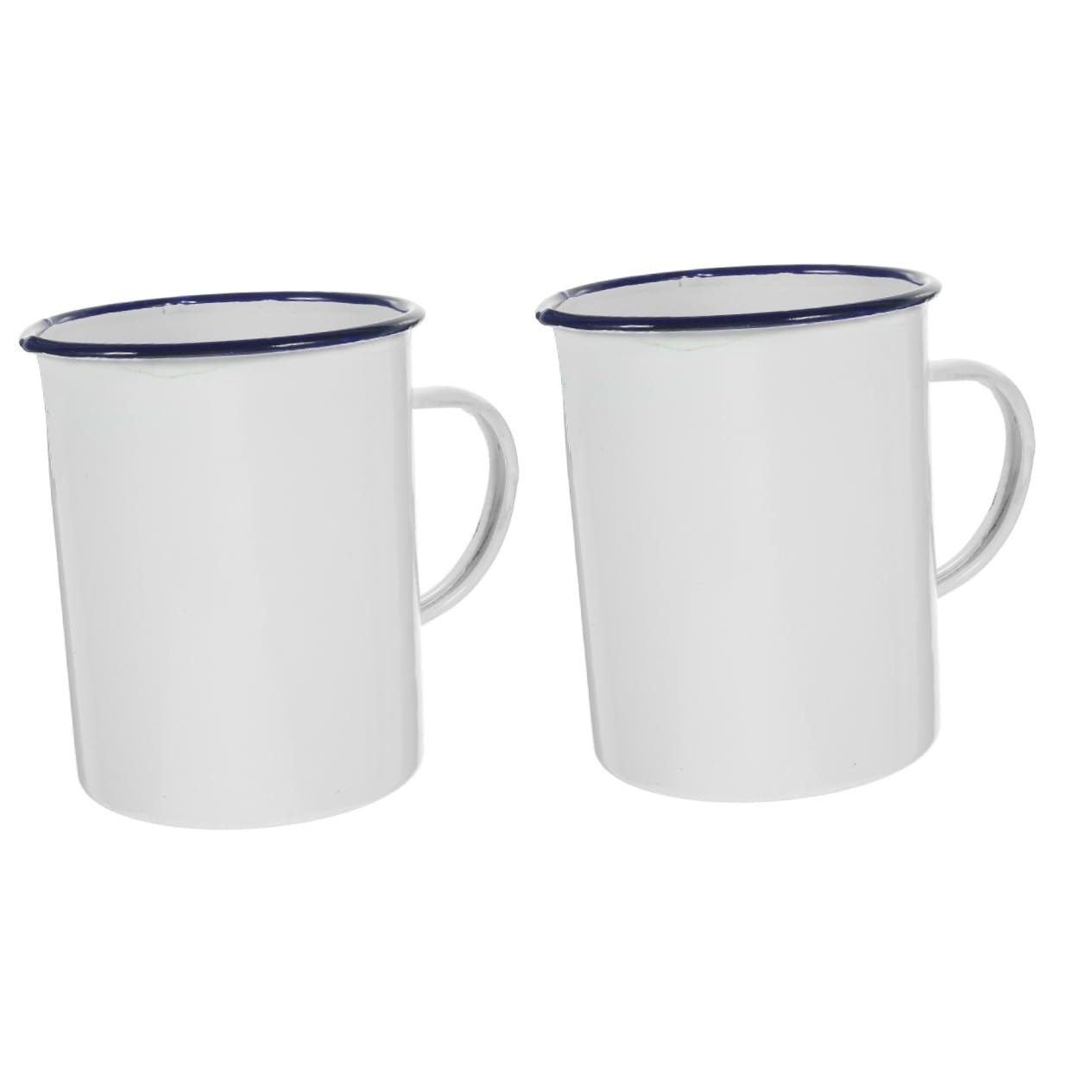 Alipis 2 Piezas Taza De Viajes Vasos Copa Aislada Tazas De Viaje Matraz Taza De Agua Para El Hogar Triple Pequeñas Tazas De Leche Térmico Plegable Cámping Tazas De Café Esmalte