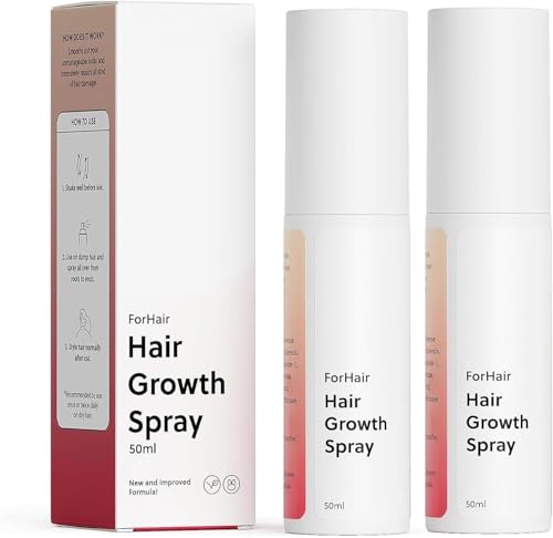 Hair Growth Oil Spray, Natural Hair Growth Oil, Non-greasy, Damage Repair, Loss Prevention, Nourishes Hair & Scalp