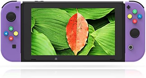 Amazon Myriann 任天堂 Nintendo Switch ニンテンドースイッチ ジョイコンセット カラー置換ケース 代わりケース 外殻 ついに登場 パープル 周辺機器 アクセサリ