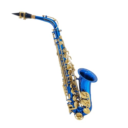 Image of Alto Saxophone E Flat for Adults Students Saxophone Beginner Kit with Mouthpiece Carrying Case Straps 10Reeds