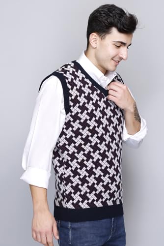 Image of GODFREY Half Sweater for Man Winter Pullover - Sleeveless Men Sweaters