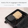 KIWI design P4 Carrying Case Compatible with Meta Quest 3S/3/2/Vision Pro Original Strap and Touch Controllers Accessories, Not for Any Elite/Halo or Battery Strap, Ideal for Travel and Home Storage