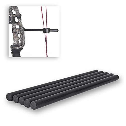 ZZYB Tir à l'arc Corde Tige de Splitter Arc à poulies Spécial Split Bar Fibre de Carbone Corde Splitter Séparateur Accessoire Arc à Poulies Cover