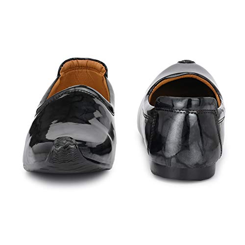 Image of Vellinto Leather Royal Look Patent Leather Shoes for Men | Men's Comfortable Patent Leather