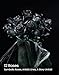 iATOM Black Rose Bouquet Building Set, 12Pcs Flower Botanical Collection Kit for Adult, Valentine's Day Gift for Her/Girlfriend/Mom/Wife/Couple, Gothic Vintage Home Office Table Centerpiece Decor