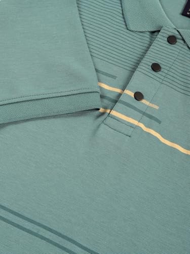 Image of Thomas Scott Men's Regular Fit Half Sleeve Polo Collar T-Shirt