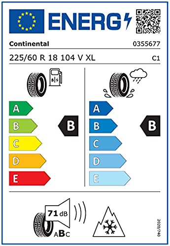 4 winterbanden Skandic 7,5x18 ET 38 5x114,3 briljant zilver met 225/60 R18 104V Continental WinterContact TS 870 P XL M… - Image 3