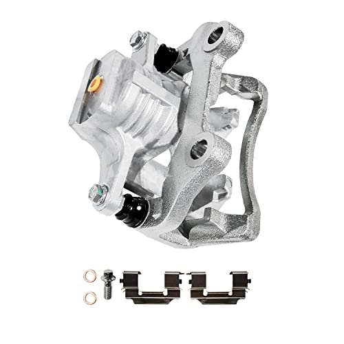 Image of Detroit Axle - Rear Brake Kit for Chevy Trailblazer EXT SSR GMC Envoy XL | XUV Buick Rainier Isuzu Ascender Olds Bravada Saab 9-7X, Disc Brake Calipers Ceramic Brake Pads Replacement