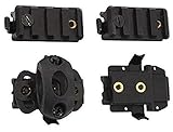 ATAIRSOFT WorldShopping4U Tactical Helm Zubehör Airsoft 3/4 '' Taschenlampe Klemmhalter fit Fast Helm seitliche Schiene