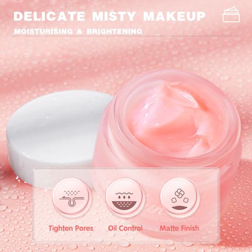 Face Primer, Gel Cream Primer Makeup, Moisturizing Face Foundations for Cover Pores, Oil Control, Pore Minimizer Gel Cream, Smoothing & Firming Anti Wrinkle Pre-Makeup for Dry Skin - Image 6