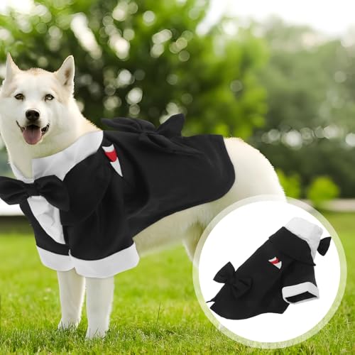 Costume smoking pour petits chiens vêtement de cérémonie confortable - 6
