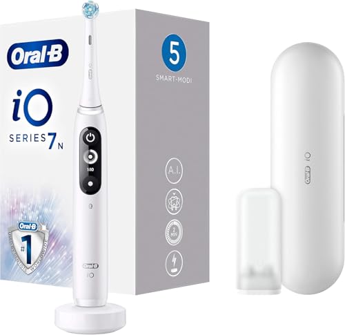 Braun Oral-B 4210201302223 iO 7 - Spazzolino elettrico con tecnologia magnetica, colore Bianco...