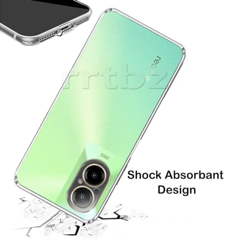 Image of Soft Silicone TPU Back Cover Compatible with Realme C67 4G