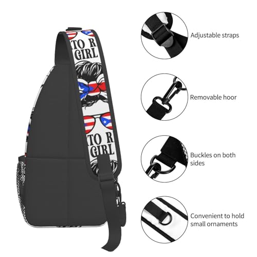 Mochila de pecho y bandolera blanca para deporte y viaje miniatura 4