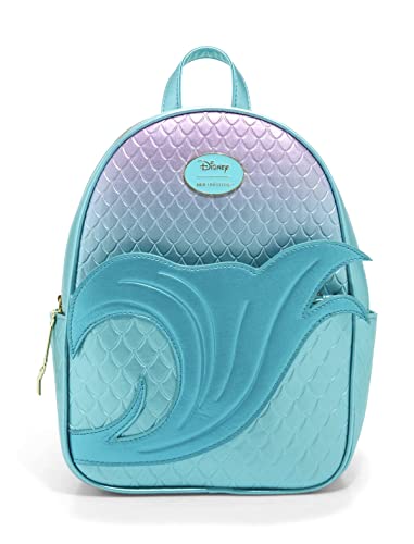 Her Universe Disney The Little Mermaid Ombre Scales Mini Backpack GREEN NONE
