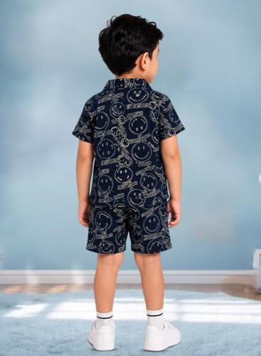Image of 3BROS Baby Boys & Baby Girls Pure Cotton Clothing Set Casual Half Sleeves Shirt with Shorts Set For Boys & Girls