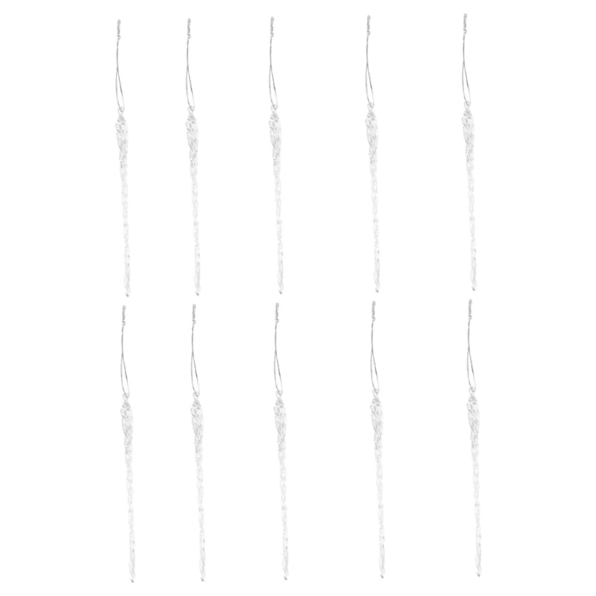 PRETYZOOM 108 Pz addobbi natalizi Decorare popcorn finto in miniatura Natale appeso christmas tree decorations decorazione natale Ciondolo di ciondolo albero di Acrilico