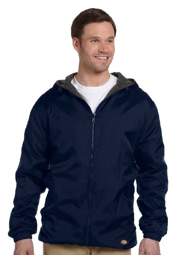 Dickies mens Fleece-lined Hooded Jacket