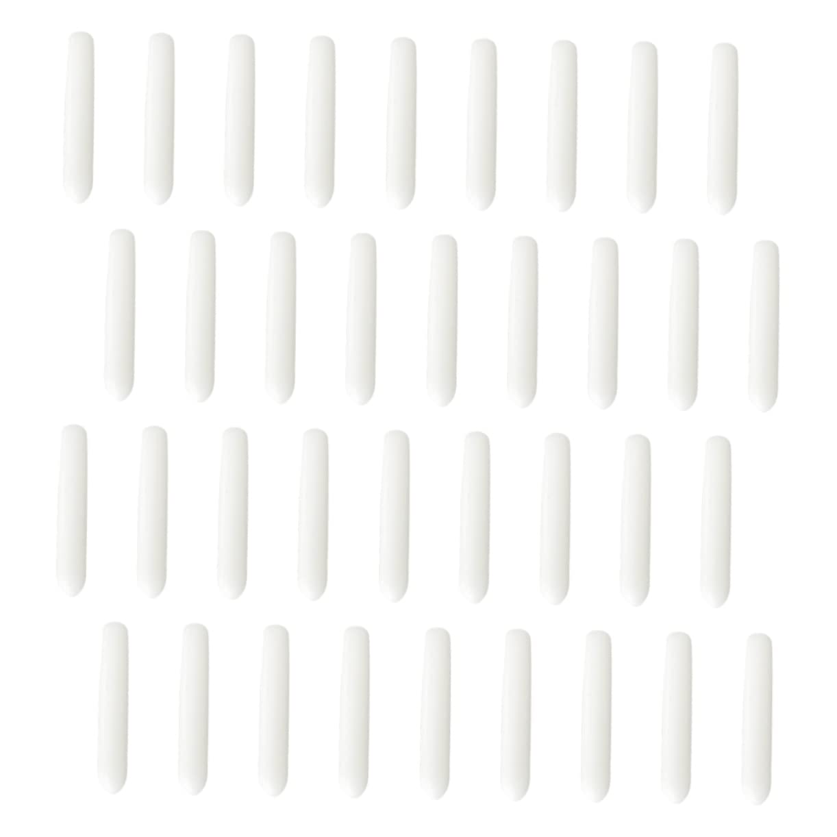 SOLUSTRE 500pcs Lightweight Round End Caps Screw Thread Protectors Flexible Rubber PVC for Wire Shelving Easy Install Tubing Tip Covers