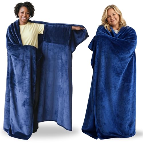Super Blanky Wearable Blankets for Women, Comfy Wearable Blanket Men, Cozy Gifts for Women, Dorm...