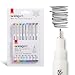 KINGART 435-8 Inkline, Assorted, Set of 8 Fine Line Color Ink Pen, 8 Piece