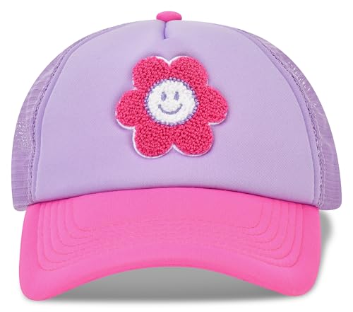 iscream Classic Trucker Style Adjustable Mesh Panel Baseball Chenille Applique Cap Collection2