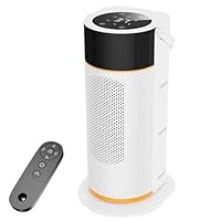 Chauffage D'appoint Soufflant 2000W PTC - 4 Modes, Minuterie 9h, Oscillation 70° - Silencieux, Télécommande, Sécurité - Pour Bureau, Chambre