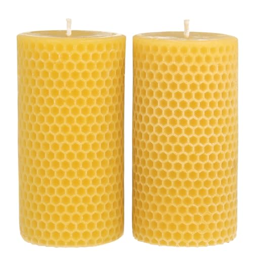 Bienenwachs Stumpenkerze 18 Danilovo Stumpenkerzen aus 100% Bienenwachs – Bienenwachskerzen in...