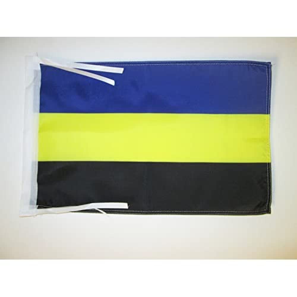 Iran Old Persia Flag 18'' x 12'' cords - Persian SMALL flags 30 x 45cm - Banner 18x12 in - AZ FLAG — view 1227