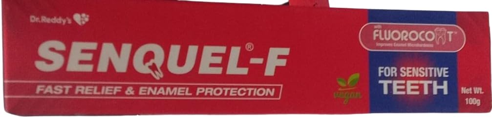 Sen-quel F Tooth Paste | For Sensitive Teeth & Gums | 100g, Pack of 1