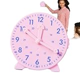 Intégration facile en classe : construite avec un matériau ABS robuste, cette horloge d'étudiant est légère mais suffisamment robuste pour résister à une utilisation quotidienne, offrant une valeur éducative durable pour une intégration transparente en classe ou à l'école à la maison.