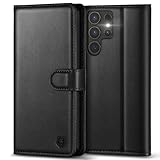 Kuafcase for Samsung S25 Ultra 5G Case with 4 Card Slots Magnetic Closure Kickstand Shockproof Protective Phone Case for Samsung Galaxy S25 Ultra - Black - Image 1