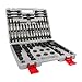 KAKA INDUSTRIAL 5/8 inch Table Slot 1/2 inch Stud Size 52pcs Clamping Kit Set with case holder