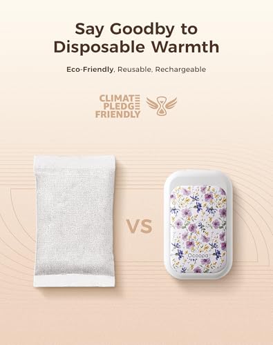 Image of OCOOPA AI Magnetic Hand Warmers Rechargeable 2 Pack, 5000mAh Ultra-Thin Electric Glove Heater Handwarmer,UL Certified, Men Women Gifts for Christmas,Birthday,Winter Essentials,UT4 Young