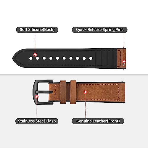 Image of FOLX FAB64 20MM | 22MM Watch Straps /Bands In Various Designs, Colors & Material With 2 Lugs /Pins [ Please Check Watch Models Compatibility For 20mm Or 22mm In Discription ]