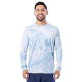 Realtree Men's Long Sleeve Performance Shirt, Realtree Ice, X-Large