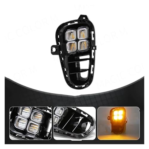 Luces DRL para Kia Rio 2017-2020: faros antiniebla diurnos y señal de giro intermitente 2
