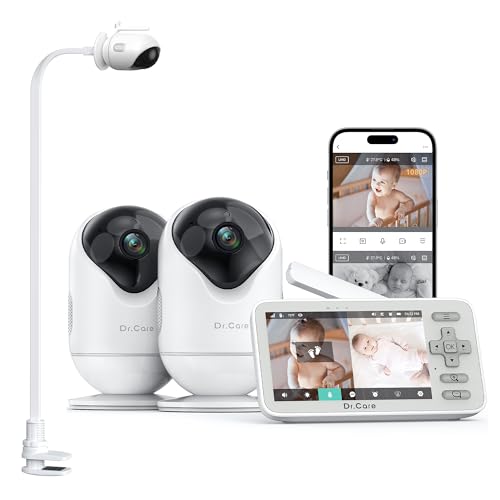 Dr.Care VistaView Lite Smart WiFi Babyphone avec caméra pour bébé – Écran 4
